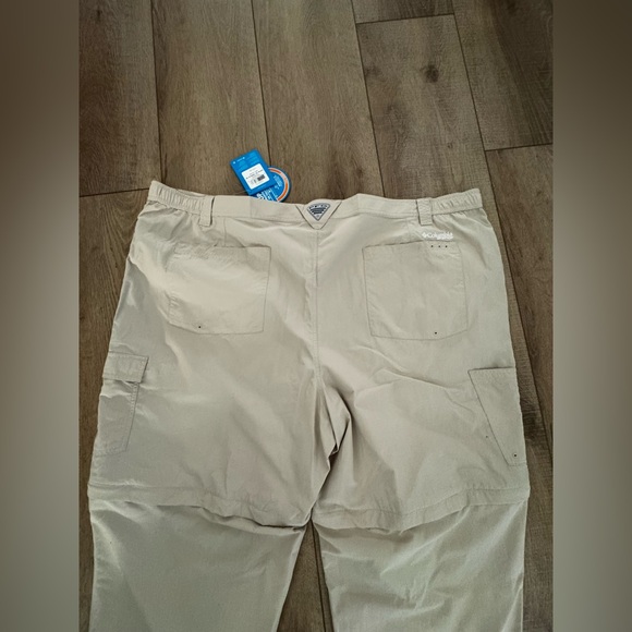 Men’s‎ Plus Size Beige Convertible Omni Shade Moisture Wicking Nylon Pants 54x30 - Picture 8 of 10
